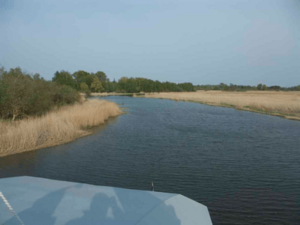 Einfahrt in die Recknitz Einfahrt in die Recknitz