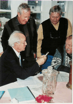 v.l. Karl Heinz Hübscher, ?, Karl Heinz Voß, Hans Joachim Uhlich Wir stellen den Verein vor